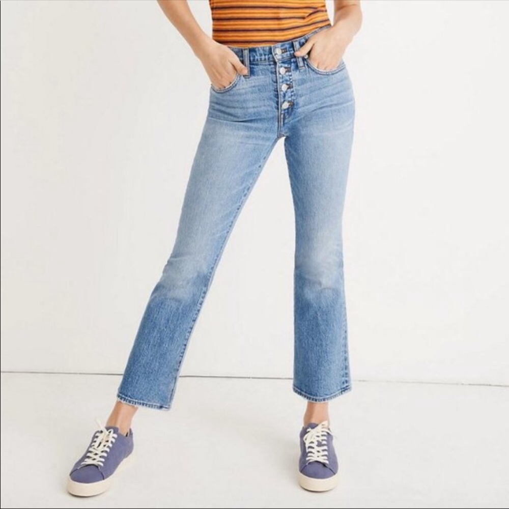 🌵Madewell Cali Demi Boot Button Fly